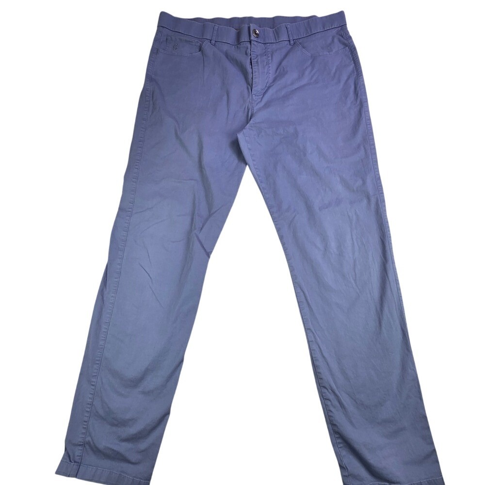 GREYSON Brushed Cotton Twill Pants Mens Size 38x31 Blue Straight Leg